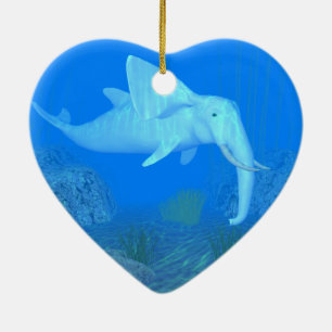 The Adorable Whalphant Ceramic Ornament