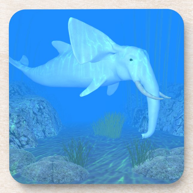 The Adorable Whalphant Coaster (Front)