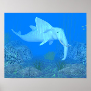 The Adorable Whalphant Poster