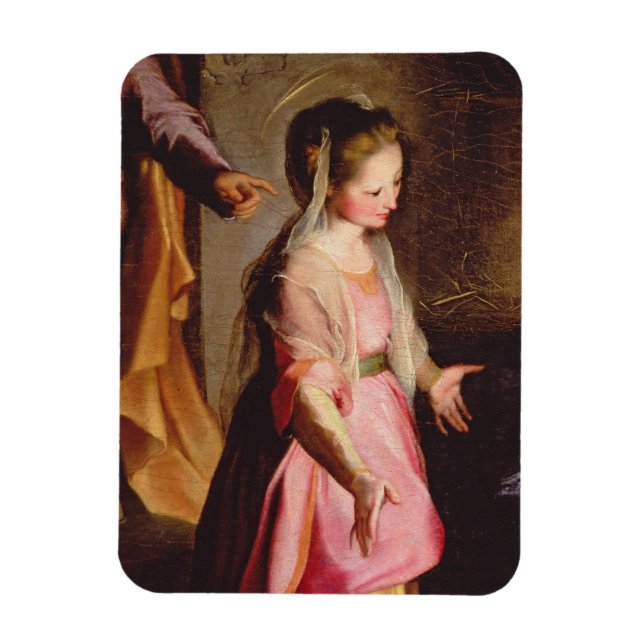 The Adoration of the Child, 1597 Magnet (Vertical)