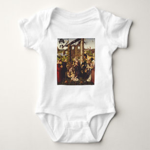 The Adoration of the Child with Saints and Donors Baby Bodysuit