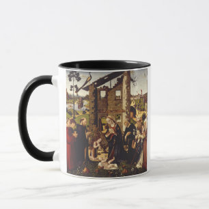The Adoration of the Child with Saints and Donors Mug