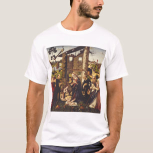 The Adoration of the Child with Saints and Donors T-Shirt