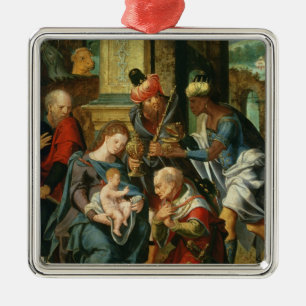 The Adoration of the Magi, 1530 Metal Ornament