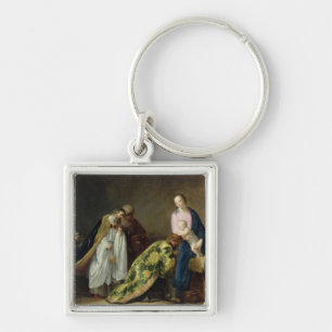 The Adoration of the Magi, 1638 Keychain