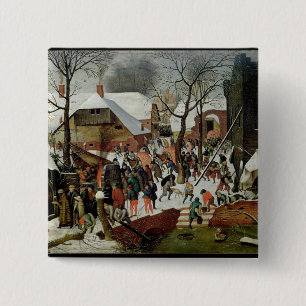 The Adoration of the Magi 2 Inch Square Button
