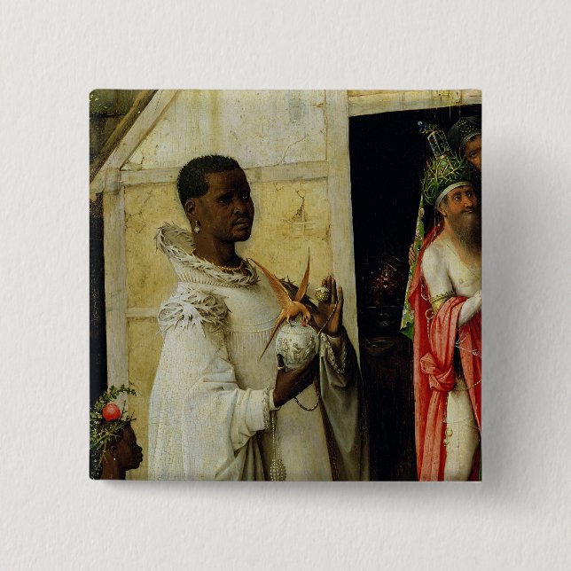 The Adoration of the Magi 2 Inch Square Button (Front)