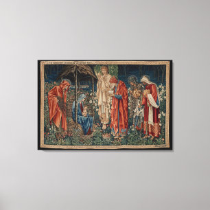 The Adoration of the Magi (by Edward Burne-Jones) Canvas Print