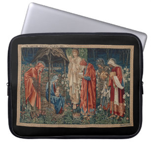 The Adoration of the Magi (by Edward Burne-Jones) Laptop Sleeve