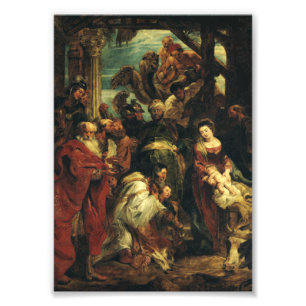 The Adoration of the Magi by Peter Paul Rubens Photo Print