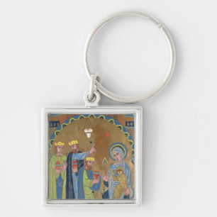 The Adoration of the Magi, c.1189 Keychain