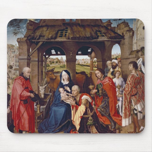 The Adoration of the Magi, c.1455 Mouse Pad (Front)