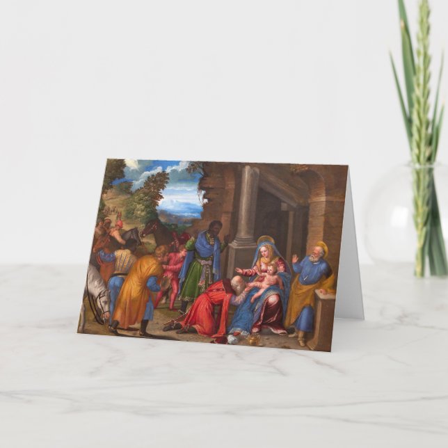 The Adoration of the Magi Christmas Card (Front)