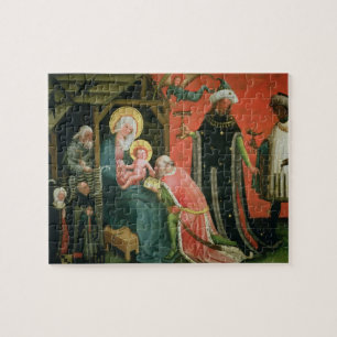 The Adoration of the Magi (oil on panel) Jigsaw Puzzle