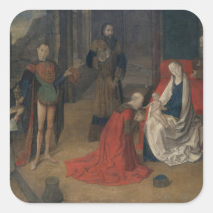 The Adoration of the Magi Square Sticker