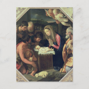 The Adoration of the Shepherds, c.1640-42 Postcard