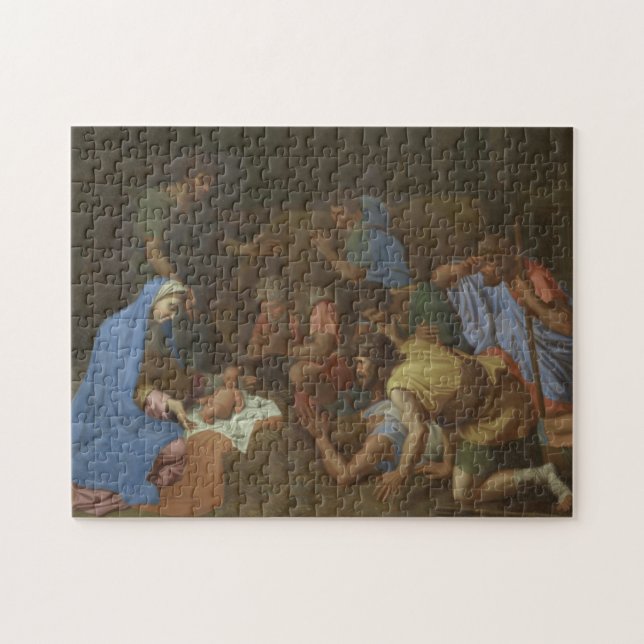 The Adoration of the Shepherds circa 1653 Jigsaw Puzzle (Horizontal)