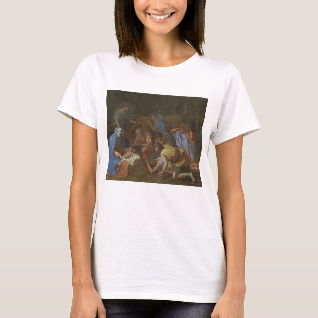 The Adoration of the Shepherds circa 1653 T-Shirt (Front)