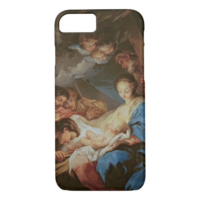 The Adoration of the Shepherds (oil on canvas) 2 Case-Mate iPhone Case (Back)