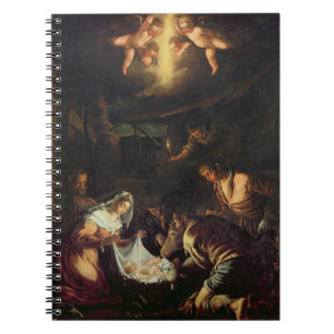 The Adoration of the Shepherds (oil on canvas) Notebook