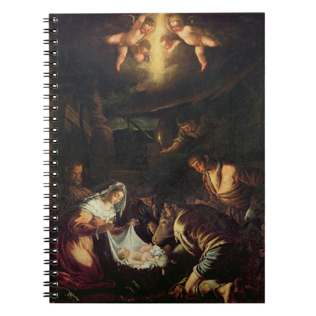 The Adoration of the Shepherds (oil on canvas) Notebook (Front)