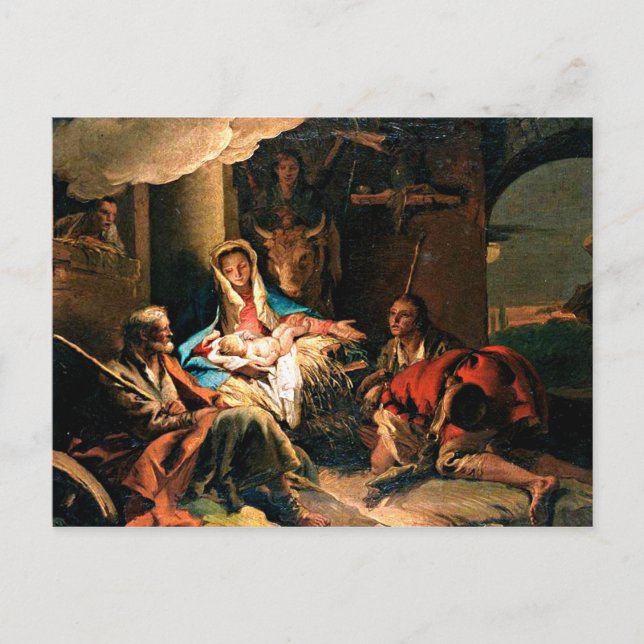 The Adoration of the Shepherds Postcard (Front)