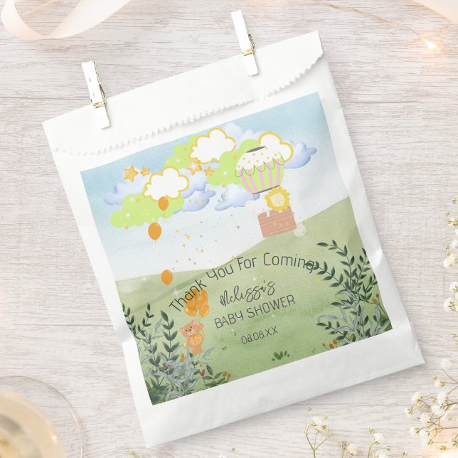 The Adventure Begins Hot Air Balloon Favour Bag (Creator Uploaded)