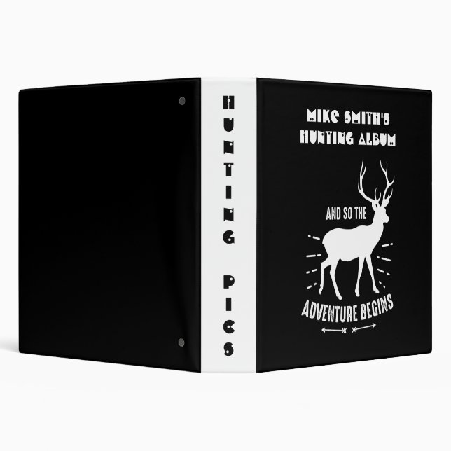 The Adventure Begins Personalized Binder (Background)