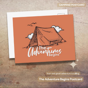 The Adventure Begins Postcard