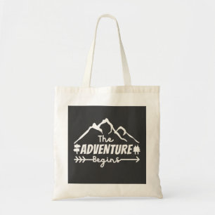 The Adventure Begins Tote Bag