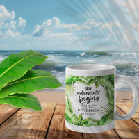 The Adventure Begins Tropical Wedding Names | Date