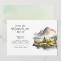 The Adventure Begins Wild Nature Bridal Shower