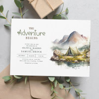 The Adventure Begins Wild Nature Mountains Wedding