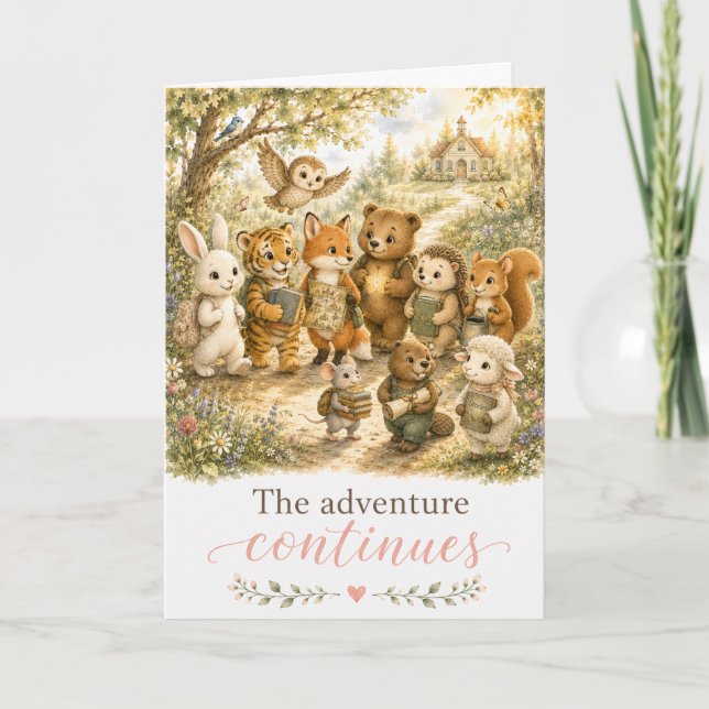 The Adventure Continues Encouragement  Card (Front)