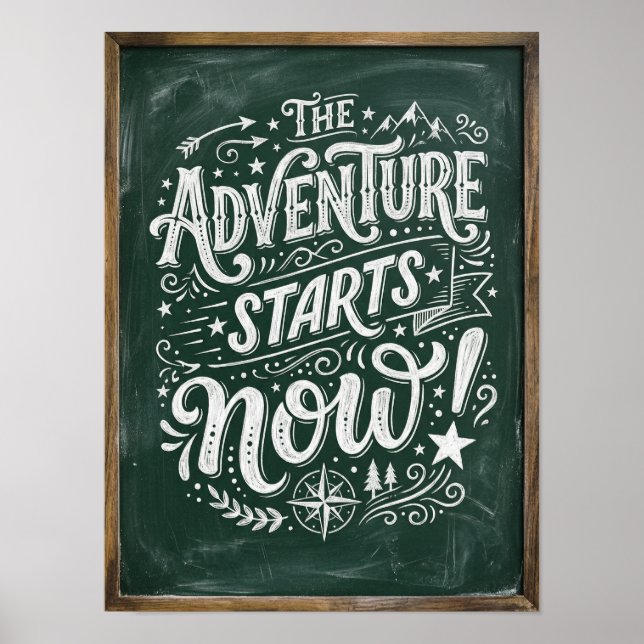 the adventure start now poster (Front)