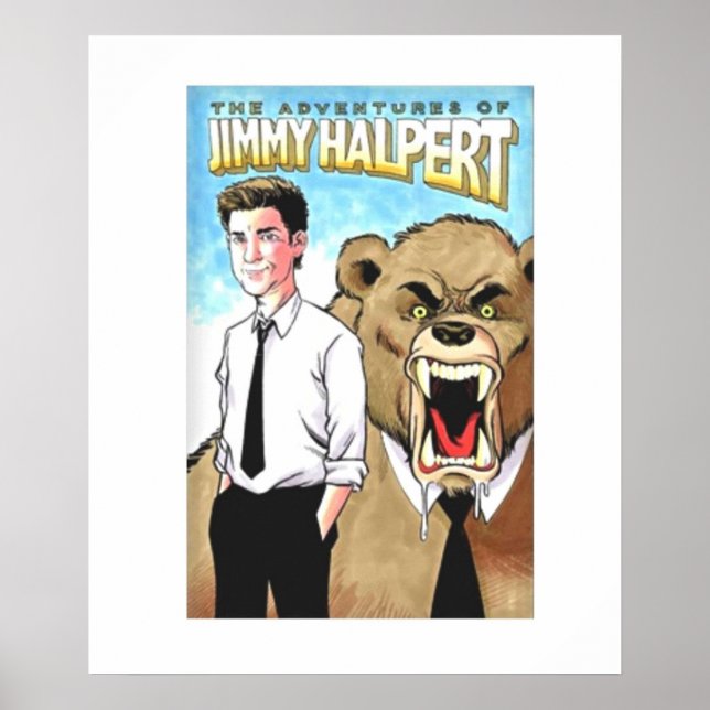 The adventures of Jimmy Halpert Poster (Front)