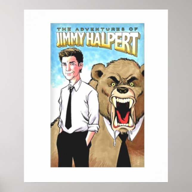 The adventures of Jimmy Halpert Poster (Front)