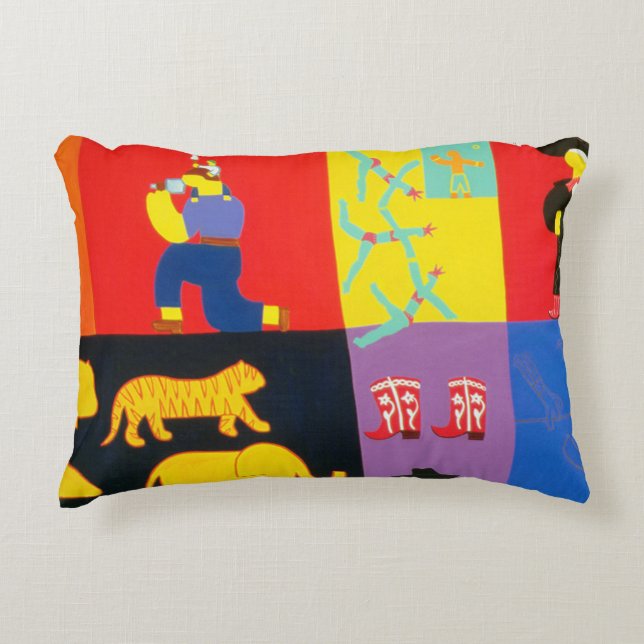 The Adventures of Tom and Luke 2002 Decorative Pillow (Front)