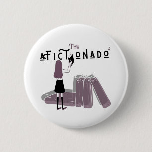 The aFictionado 4 Logo 2 Inch Round Button