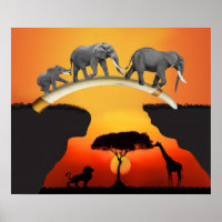 THE AFRICAN ELEPHANT FAMILY