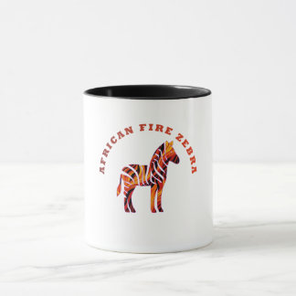 The African Fire Zebra Mug