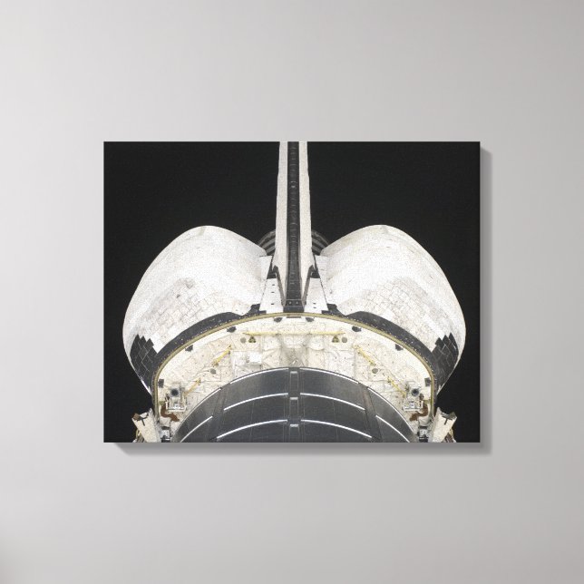 The aft portion of the Space Shuttle Endeavour Canvas Print (Front)