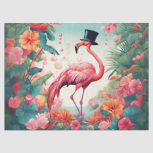 The After Party Flamingo Tissue Paper