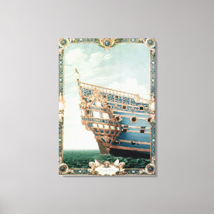 The Aftercastle of 'Le Soleil Royal' Canvas Print