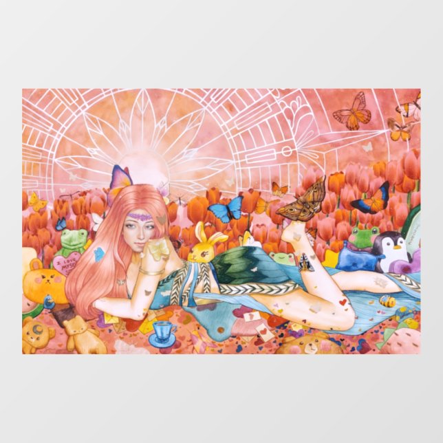 The Afternoon Window Cling (Sheet)