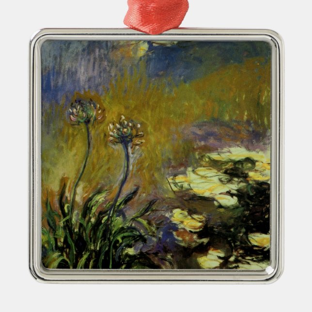 The Agapanthus Metal Ornament (Front)