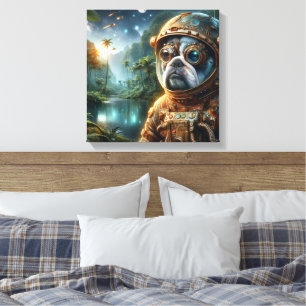 THE AGE OF STEEL-BULL DOG 3 CANVAS PRINT