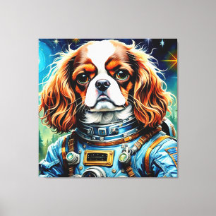 The Age Of Steel-Cavalier King Charles Spaniel 6 Canvas Print