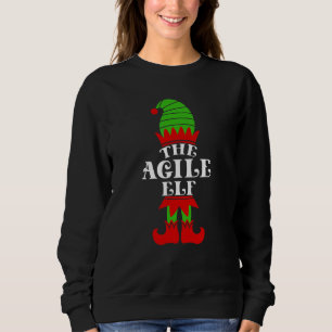 The Agile Elf Christmas Matching Family Coworker G Sweatshirt