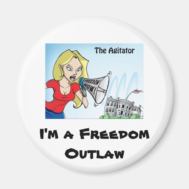 The Agitator Outlaw Magnet (Front)